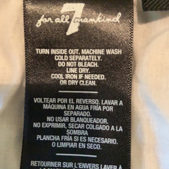 7 For All Mankind High Waist Ankle Skinny Velour Pants in Green - Picture 15 of 16